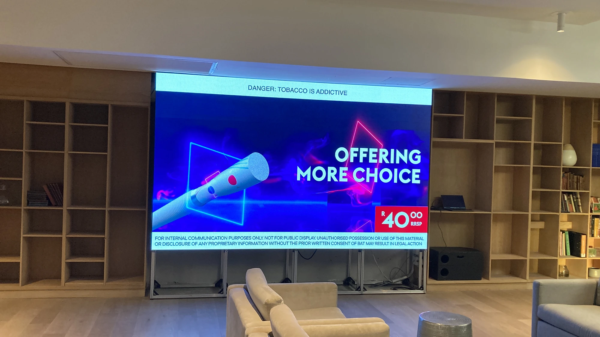 Corporate Video Wall — placeholder project image